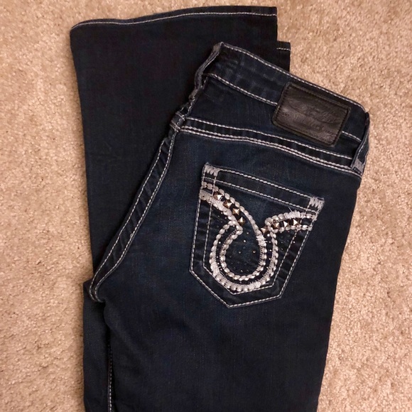 Dark Denim Big Star LIV boot cut jeans - Picture 3 of 3